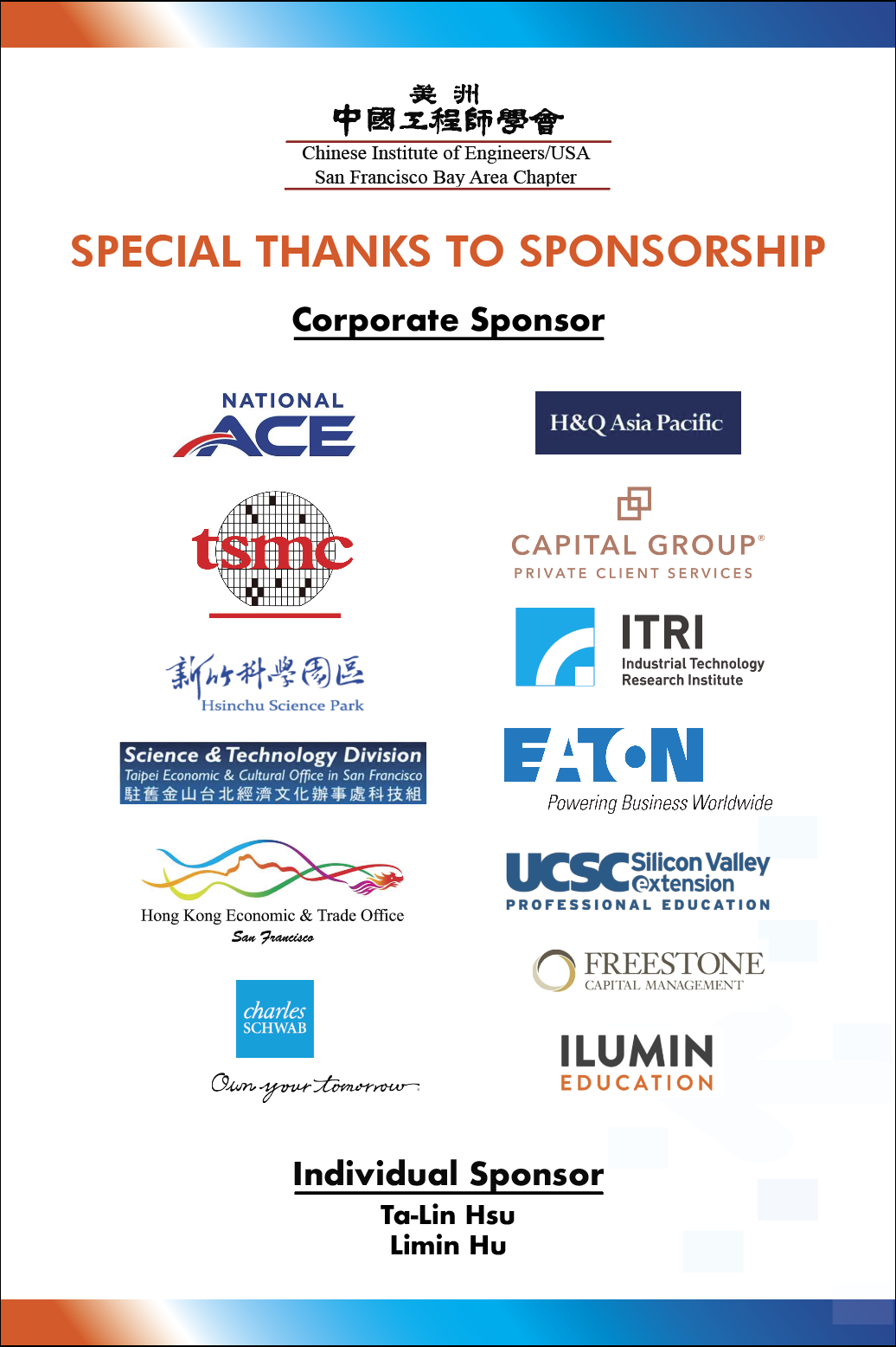 sponsors